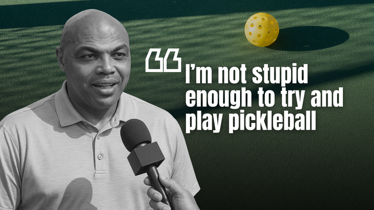 Charles Barkley: "I'm Not Stupid Enough" to Play Pickleball