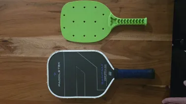 Desperate Businessman Hilariously Reviews a $1.25 Dollar Tree Pickleball Paddle